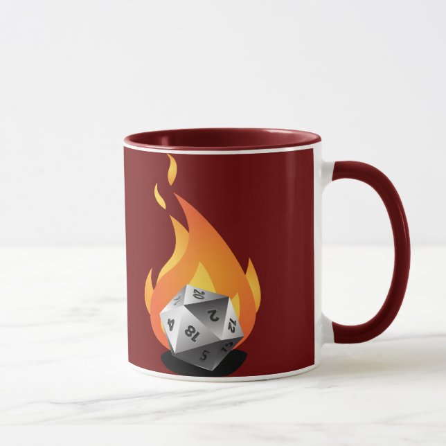 Die in einem Feuer (D.I.A.F) Tasse (Rechts)