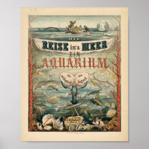 Die in Meer, Ein Aquarium   Carl Reinhardt Poster