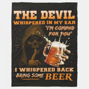 DIE IN MEINEM OHR VERBREITETE DEVIL FLEECEDECKE