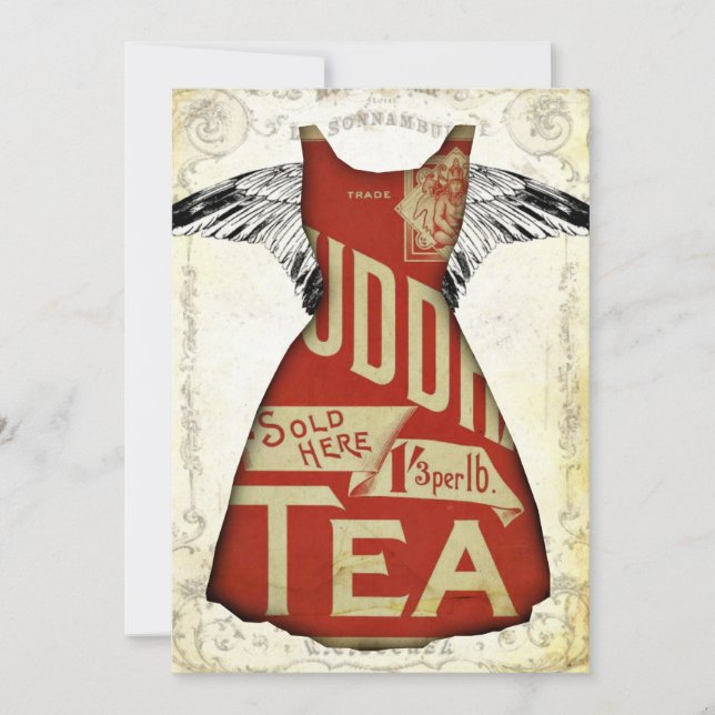 Die in ReD gekleideten Party Einladungen (Vorderseite)