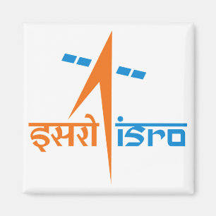 Die indische Raum-Forschungsorganisation - ISRO Magnet