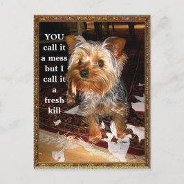 Die individuell anpassbare Shredder-Postkarte Postkarte