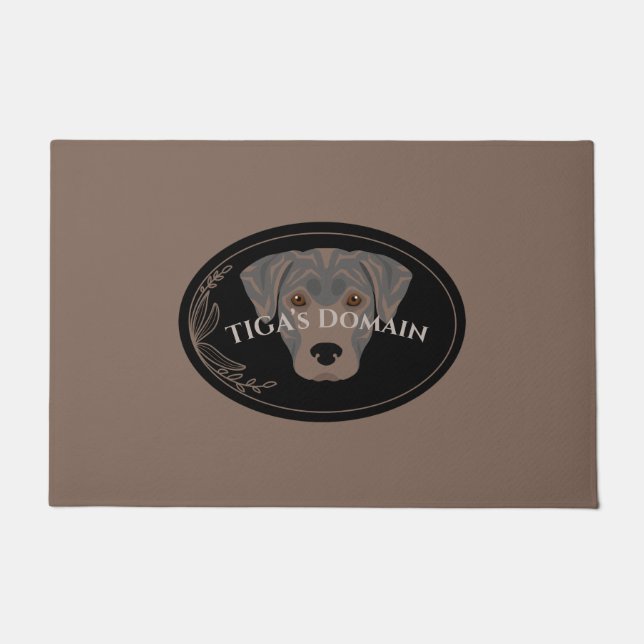 Die individuell anpassbare Türmatte der TIGA (Vorderseite)