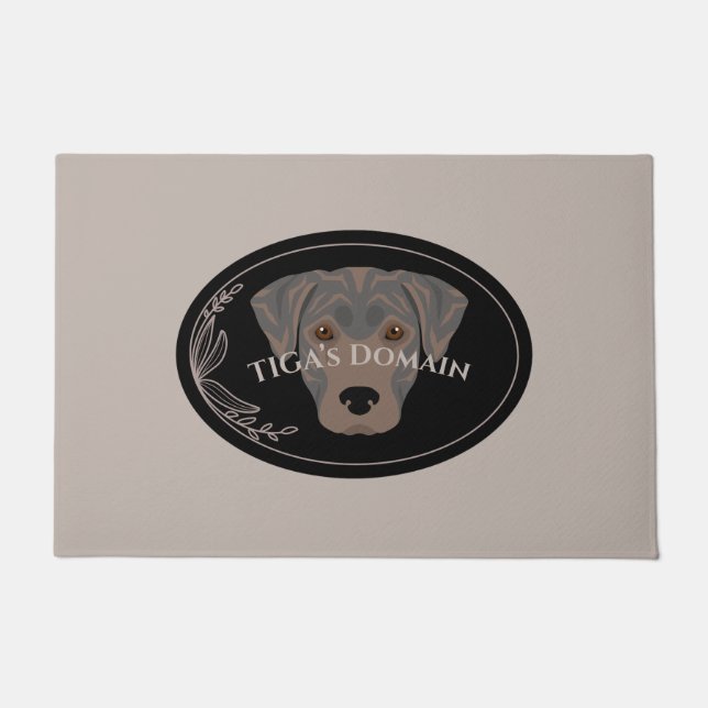 Die individuell anpassbare Türmatte der TIGA (Vorderseite)