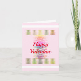 Die individuelle Spiralkarte "Happy Valentine" Karte