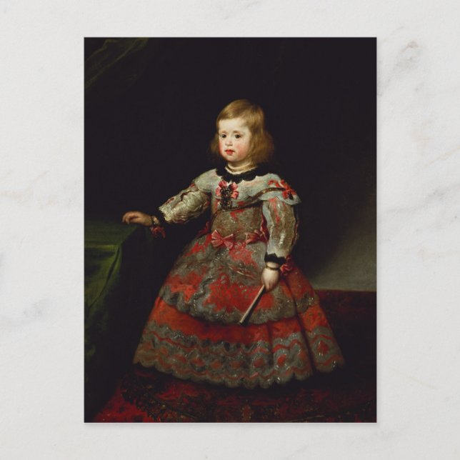 Die Infanta Maria Margarita in Österreich Postkarte (Vorderseite)