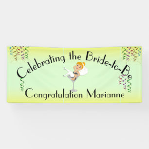 Die Ingwer Braut zum Duschen / Party Banner