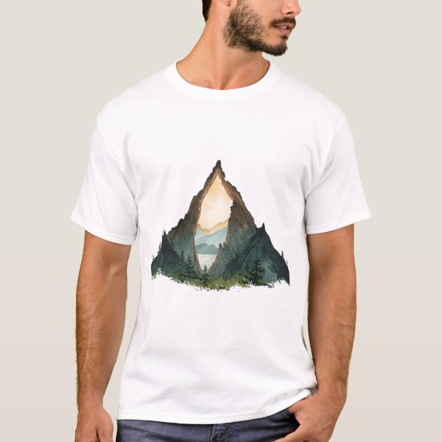 Die innere Form des Berges T-Shirt (Vorderseite)
