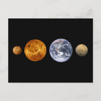 Die inneren Planeten Postkarte