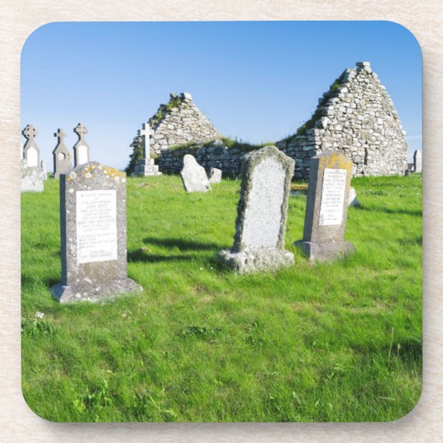Die Insel Benbecula (Beinn nam Fadhla) Getränkeuntersetzer (Vorderseite)