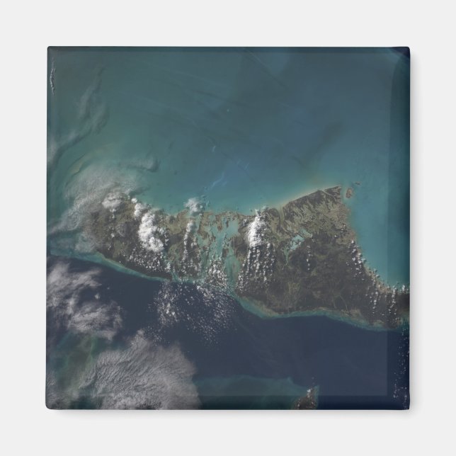 Die Insel der Bahamas-Andros Magnet (Vorne)