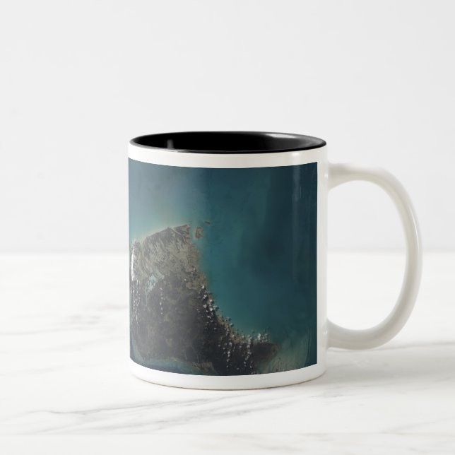 Die Insel der Bahamas-Andros Zweifarbige Tasse (Rechts)