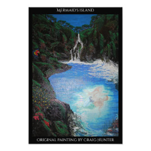 Die Insel der Meerjungfrau Fotodruck