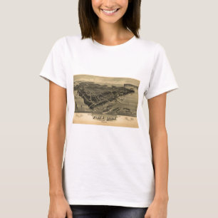 Die Insel der Spitze, Portland, Maine im Jahre T-Shirt