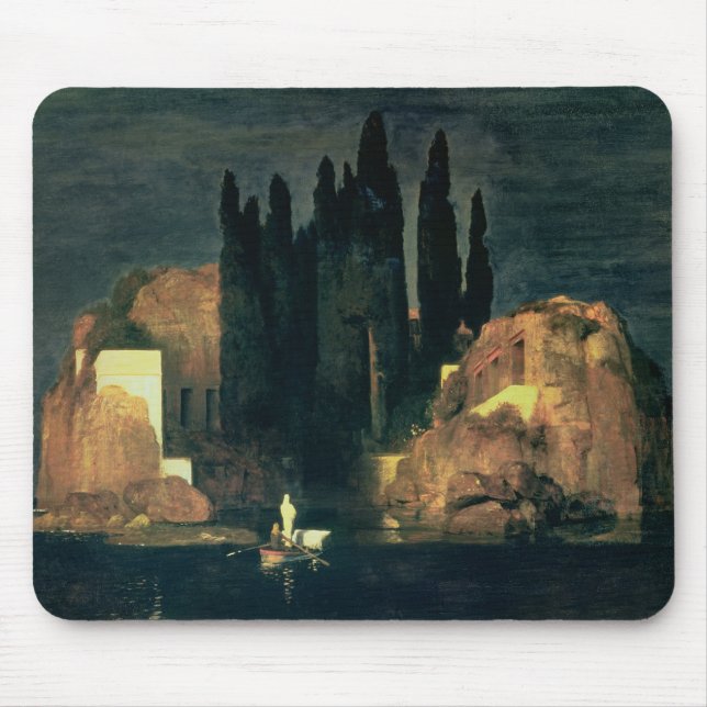 Die Insel der Toten, 1880 (Öl auf Leinwand) Mousepad (Vorne)