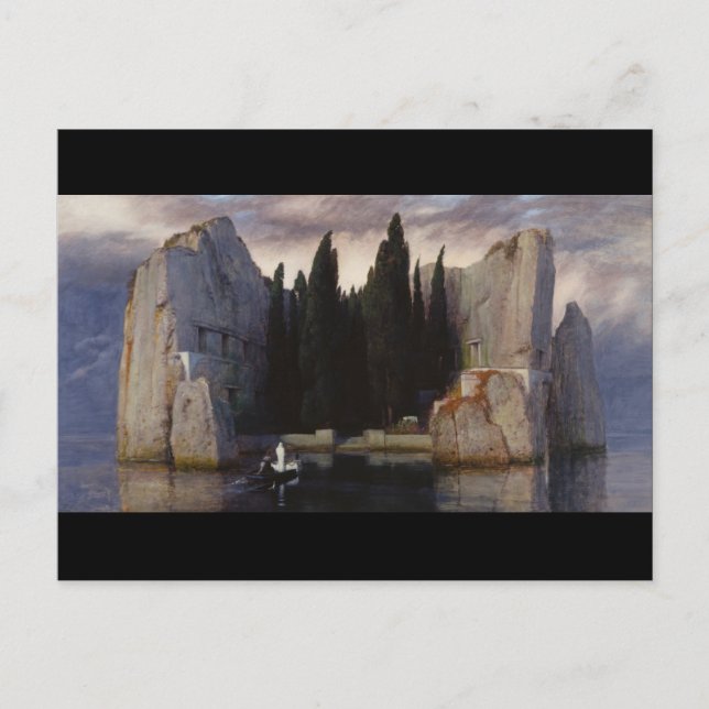 Die Insel der Toten Postkarte (Vorderseite)