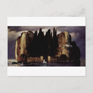 Die Insel der Toten von Arnold Böcklin Postkarte