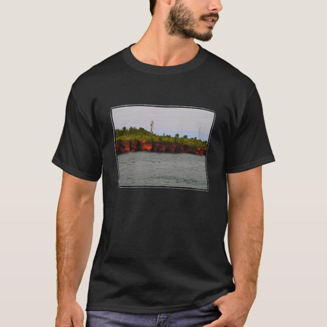 Die Insel-Leuchtturm 2 des Teufels T-Shirt (Vorderseite)