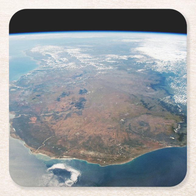 Die Insel Madagaskar. Rechteckiger Pappuntersetzer (Vorderseite)