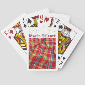 die Insel Marie-Galante Spielkarten