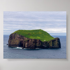 Die Insel mit einem Haus Poster