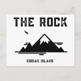 Die Insel Rock Kodiak Postkarte