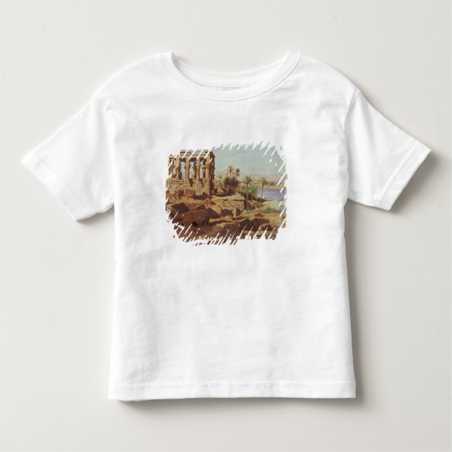 Die Insel von Philae, 1866 (w/c) Kleinkind T-shirt (Vorderseite)