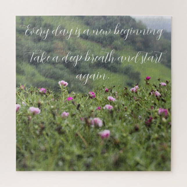 Die Inspiration der Natur Motivierend Puzzle (Vertikal)