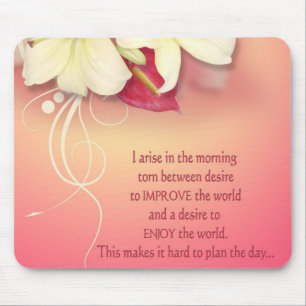 Die Inspiration von heute Mousepad