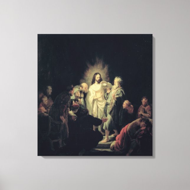 Die Instabilität des Heiligen Thomas Leinwanddruck (Vorderseite)