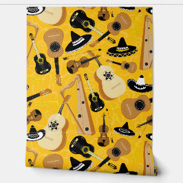 Die Instrumente der Mariachi Band sind farbenfrohe Tapete