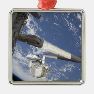 Die integrierte Fracht-Fördermaschine Silbernes Ornament