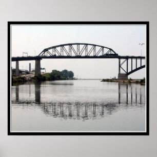 Die Internationale Friedensbrücke Poster