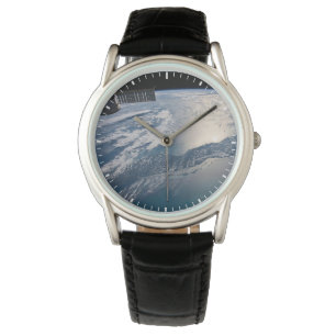 Die Internationale Raumstation über dem Atlantik Armbanduhr