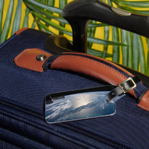 Die Internationale Raumstation über dem Atlantik Gepäckanhänger