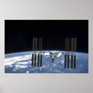 Die internationale Weltraumstation 18 Poster