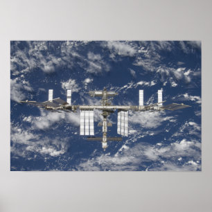 Die internationale Weltraumstation 5 Poster