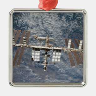 Die internationale Weltraumstation 8 Ornament Aus Metall