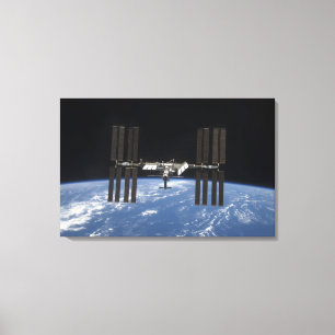 Die internationale Weltraumstation 9 Leinwanddruck