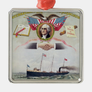 Die internationalen Vereinigung der Hafenarbeiter Ornament Aus Metall