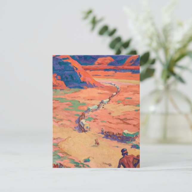 Die Intruder von Maynard Dixon Mitteilungskarte (Stehend Vorderseite)