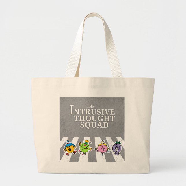Die Intrusive Thought Squad-Tasche Jumbo Stoffbeutel (Vorne)