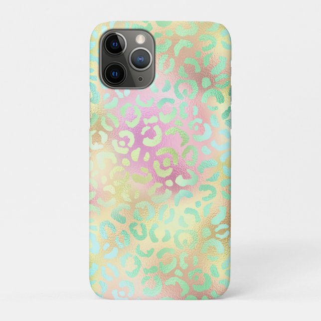 Die Iridescent Leopard Serie Design 2 Case-Mate iPhone Hülle (Rückseite)
