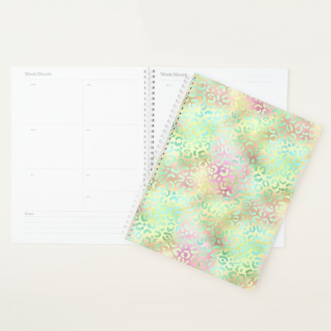 Die iridierende Leopard-Serie Design 2 Planer (Anzeige)