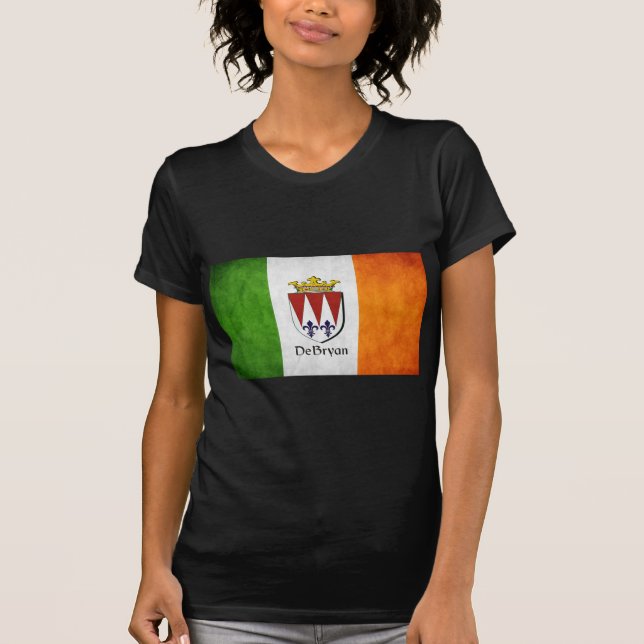 Die irische Flagge DeBryan T-Shirt (Vorderseite)