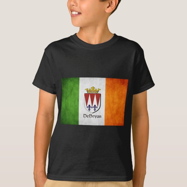 Die irische Flagge DeBryan T-Shirt (Vorderseite)