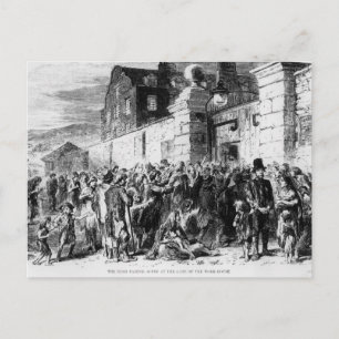 Die irische Hungersnot Postkarte