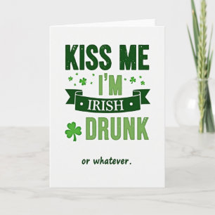Die Irish-Oder-Was-Auch-Immer-Karte Karte