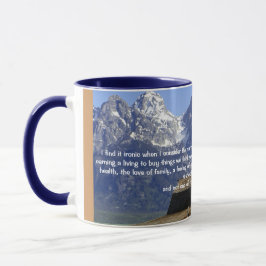 Die Ironie des Lebens Tasse