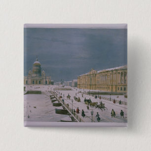 Die Isaac-Kathedrale und das Senats-Quadrat Button